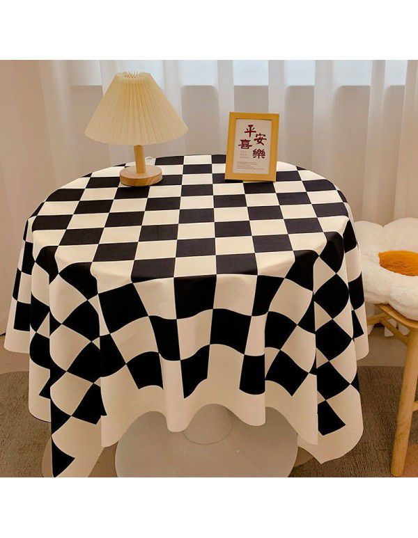 Nordic ins style table cloth, student dormitory, desk cloth, living room, table mat, tea table cloth, small and fresh