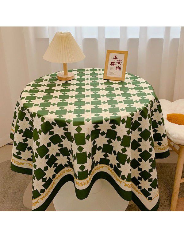 Nordic ins style table cloth, student dormitory, desk cloth, living room, table mat, tea table cloth, small and fresh