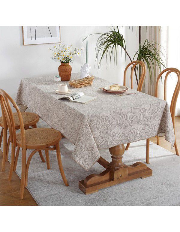 American pastoral floret polyester waterproof oil proof printed tablecloth, table cloth, table cloth, table cloth, one piece of towel