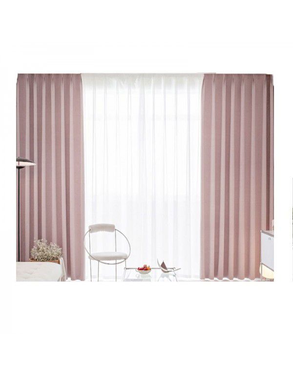 Heavy Chenille high precision curtain light luxury 2022 new color modern simple living room window directly supplied by the manufacturer