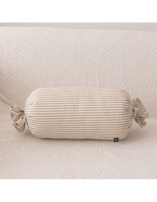 Cotton and linen stripe series pillow, star, moon, cloud stripe, twist candy, home sofa, pillow