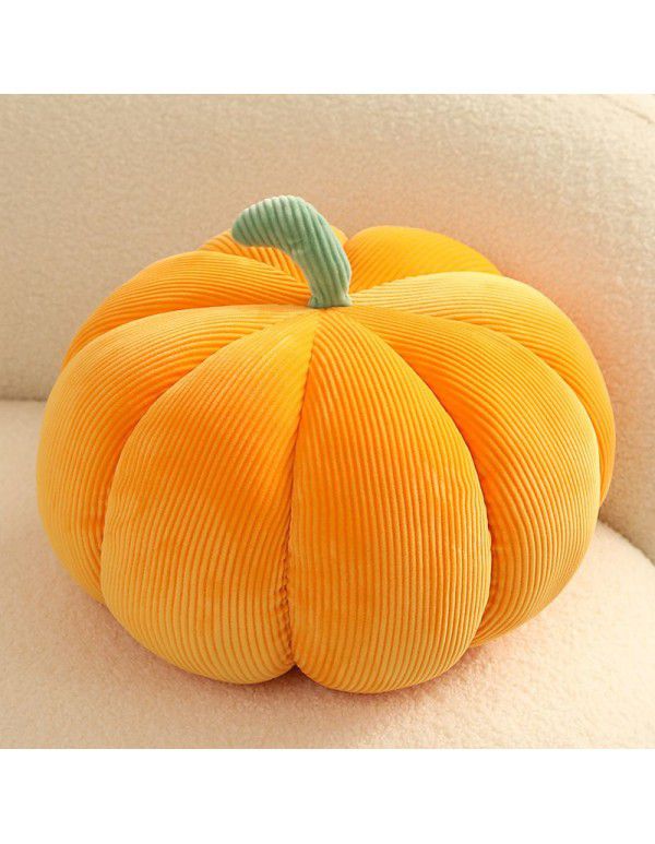 Ins Nordic Halloween Pumpkin Throwing Pillow Simulation Pumpkin Plush Doll Wholesale Creativity Network Red Pumpkin Cushion