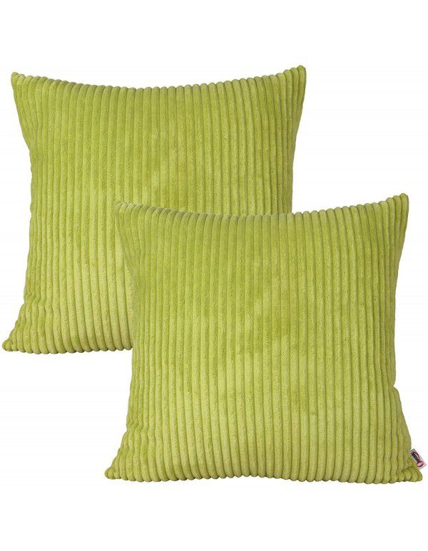 Corduroy pillowcase Amazon home nylon polyester plush strip cushion simple modern cushion cover directly supplied by the manufacturer