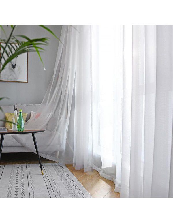 Screen curtain, white sand, gauze, window screen, lace, mesh, curtain, window, balcony, white transparent, transparent, white gauze