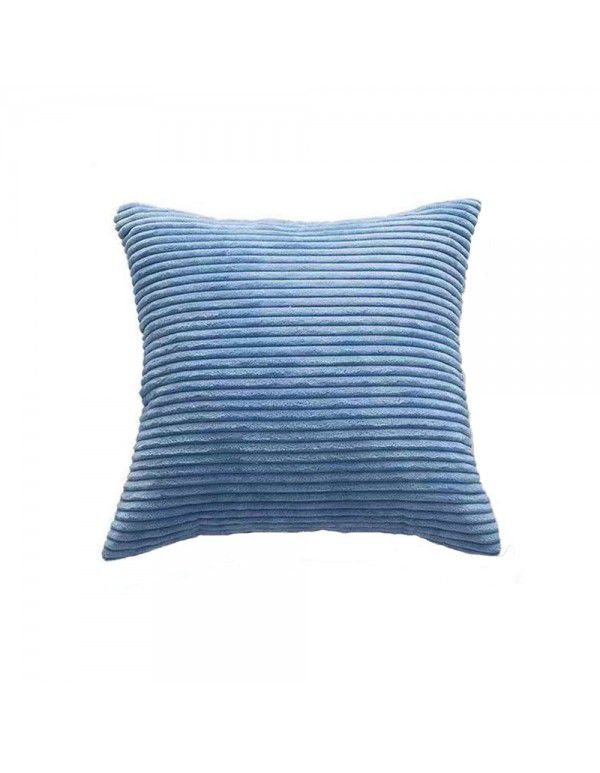 Corduroy pillowcase Amazon home nylon polyester plush strip cushion simple modern cushion cover directly supplied by the manufacturer