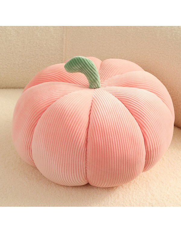 Ins Nordic Halloween Pumpkin Throwing Pillow Simulation Pumpkin Plush Doll Wholesale Creativity Network Red Pumpkin Cushion