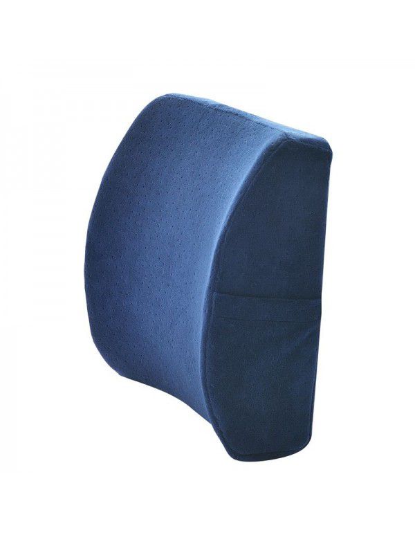 Nantong Ergonomic Waist Care Office Auto Supplies Cushion Wholesale Solid Space Memory Cotton Waist Rest