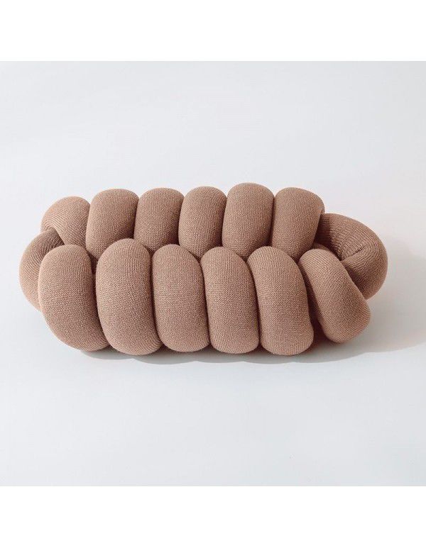 Ruijing Textile Fiona INS New knotted pillow with core waist pillow Office nap pillow excluding tax