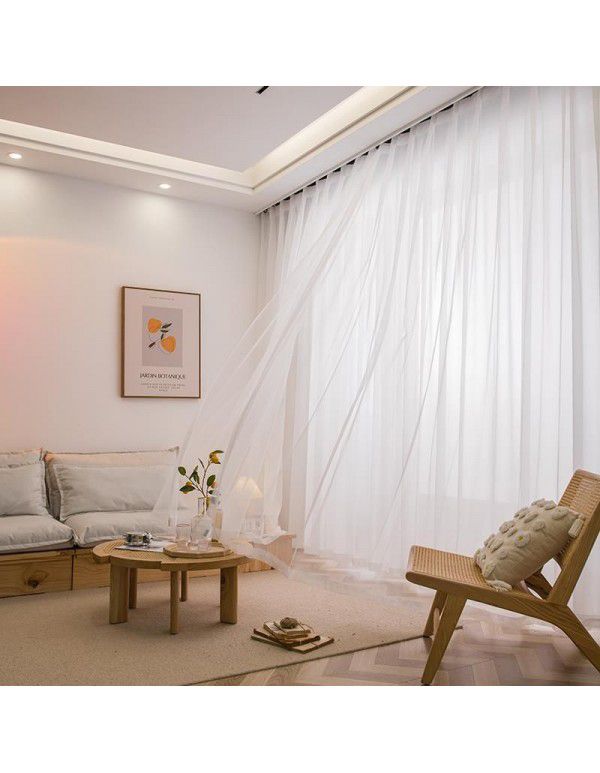 Screen curtain, white sand, gauze, window screen, lace, mesh, curtain, window, balcony, white transparent, transparent, white gauze