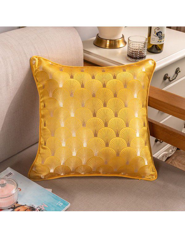 Nordic Geometric Throw Pillow Cover New Chinese Style Sofa Throw Pillow Cushion Living Room Household Model Room Wrap Hotel Soft Decoration