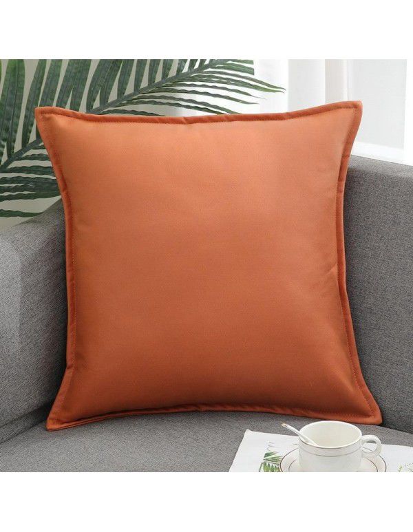 Science and technology cloth pillow sitting room sofa luxury high-end cushion pillow Nordic modern leather waterproof car waist pillow