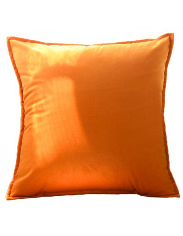 Thickened plush sofa, pillow, cushion cover, office waist pillow, cashmere velvet bed pillow, square core manufacturer