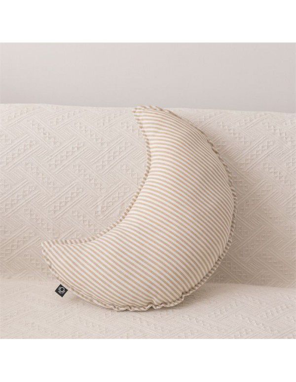 Cotton and linen stripe series pillow, star, moon, cloud stripe, twist candy, home sofa, pillow