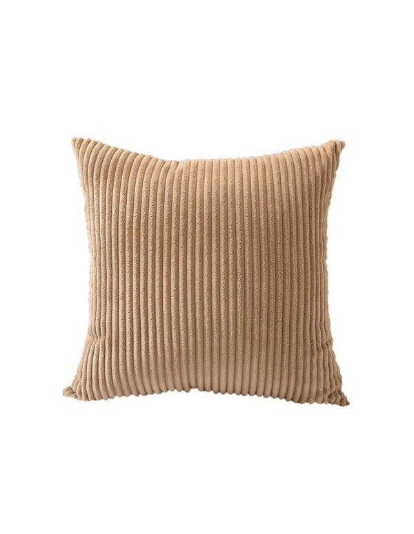 Corduroy pillowcase Amazon home nylon polyester plush strip cushion simple modern cushion cover directly supplied by the manufacturer