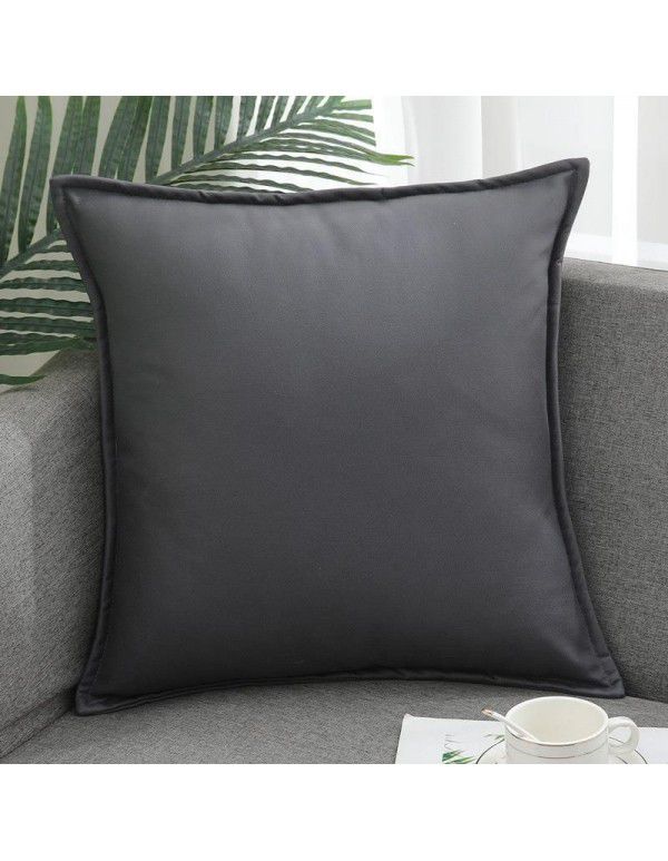 Science and technology cloth pillow sitting room sofa luxury high-end cushion pillow Nordic modern leather waterproof car waist pillow