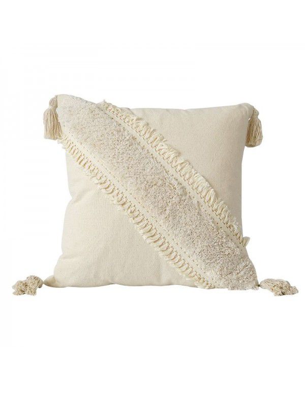 Bohemian Ethnic Style Pillow Case Home stay Tufted Pillow Case Car Waist Cushion Living Room Sofa Pillow Wholesale