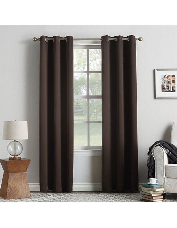 Manufacturers directly sell Amazon blackout curtain, solid color, matt, foreign trade, cross-border heat insulation, sunscreen, and blackout curtain products