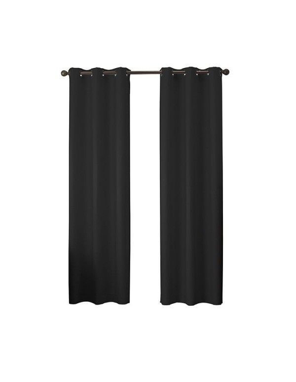 Manufacturers directly sell Amazon blackout curtain, solid color, matt, foreign trade, cross-border heat insulation, sunscreen, and blackout curtain products