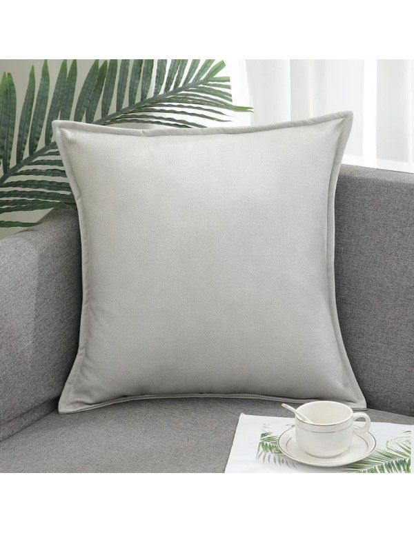 Science and technology cloth pillow sitting room sofa luxury high-end cushion pillow Nordic modern leather waterproof car waist pillow