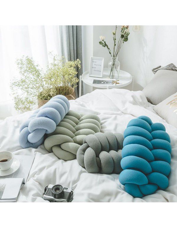 Ruijing Textile Fiona INS New knotted pillow with core waist pillow Office nap pillow excluding tax