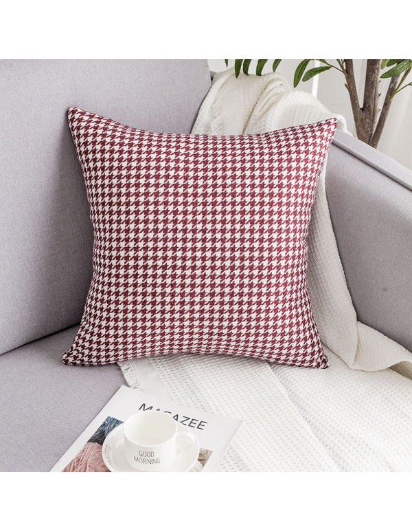 Qianniaoche Pillow Case Nordic ins Light Luxury Bedhead Pillow Backrest Cushion Car Waist Pillow Sofa Pillow Wholesale