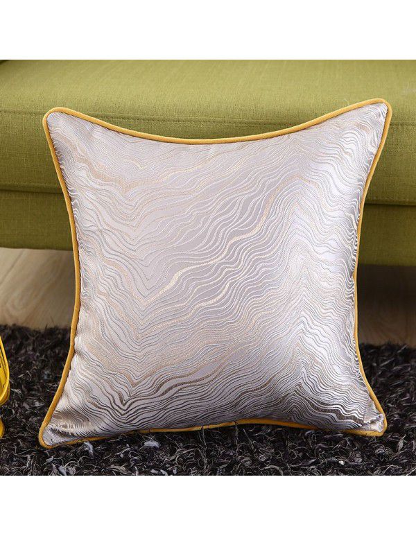 Nordic Geometric Throw Pillow Cover New Chinese Style Sofa Throw Pillow Cushion Living Room Household Model Room Wrap Hotel Soft Decoration