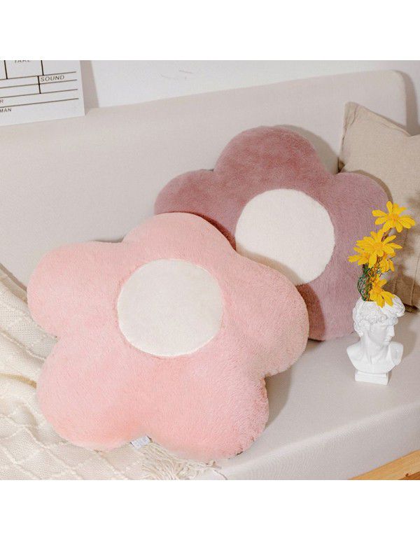 Japanese Flower Throwing Pillow Bedhead Decorative Bed Sleeping Pillow Living Room Sofa Cushion Tatami Window Pillow