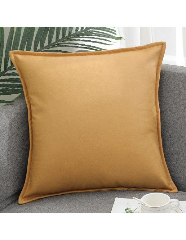 Science and technology cloth pillow sitting room sofa luxury high-end cushion pillow Nordic modern leather waterproof car waist pillow