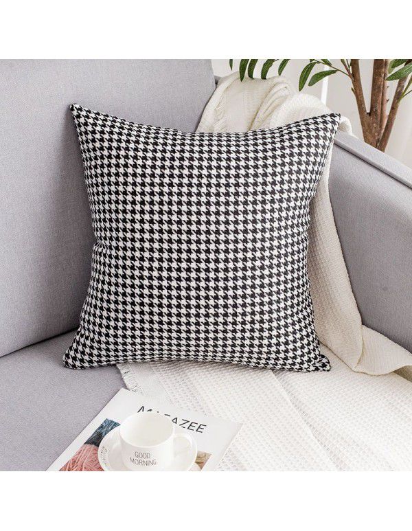 Qianniaoche Pillow Case Nordic ins Light Luxury Bedhead Pillow Backrest Cushion Car Waist Pillow Sofa Pillow Wholesale