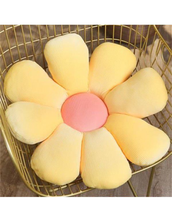 Small Daisy Flower Pillow ins Cute Sunflower Plush Cushion Sofa Float Window Living Room Cushion Pillow Bedroom 