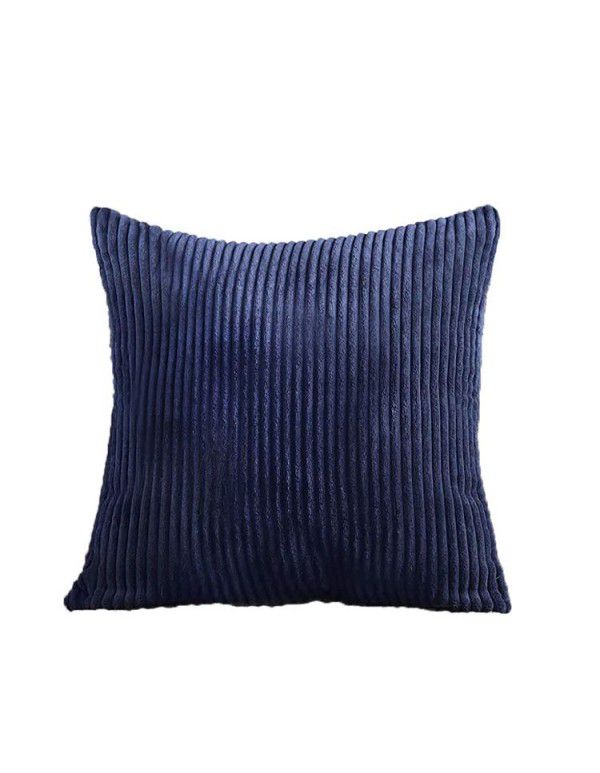 Corduroy pillowcase Amazon home nylon polyester plush strip cushion simple modern cushion cover directly supplied by the manufacturer