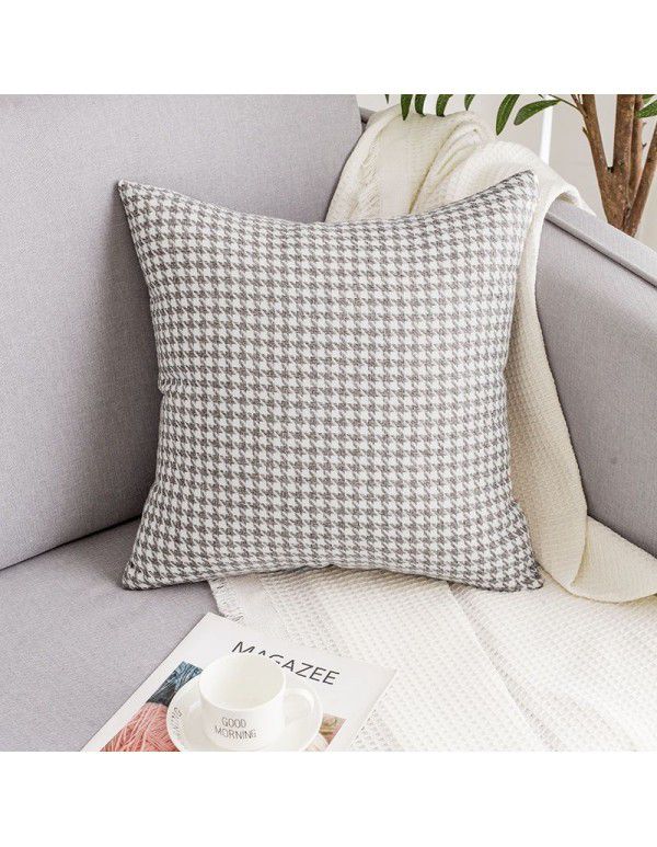 Qianniaoche Pillow Case Nordic ins Light Luxury Bedhead Pillow Backrest Cushion Car Waist Pillow Sofa Pillow Wholesale