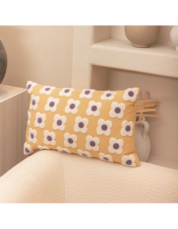 Ins wind waist pillow pillow cover bedside sofa pillow pillow pillow pillow pillow light luxury office living room afternoon sleep waist cushion