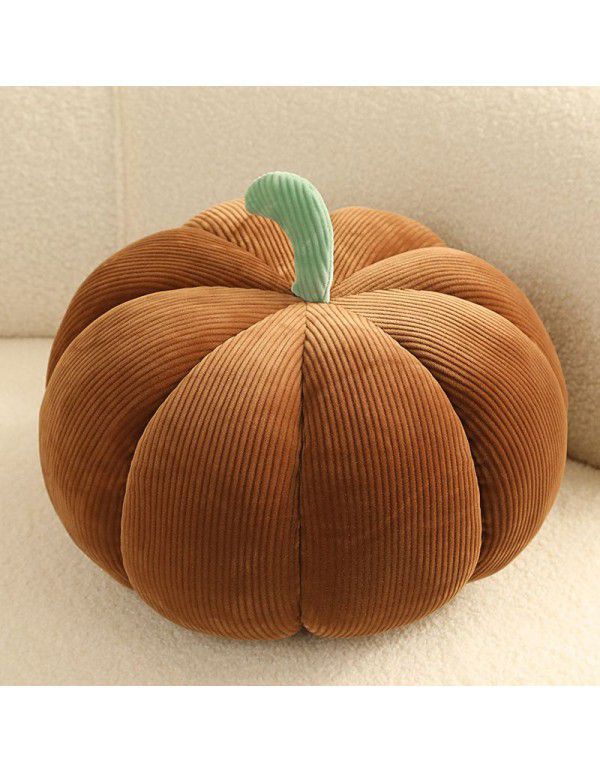 Ins Nordic Halloween Pumpkin Throwing Pillow Simulation Pumpkin Plush Doll Wholesale Creativity Network Red Pumpkin Cushion