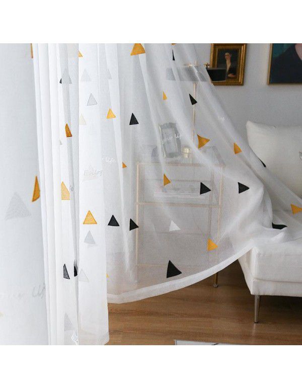 Screen curtain, white sand, gauze, window screen, lace, mesh, curtain, window, balcony, white transparent, transparent, white gauze