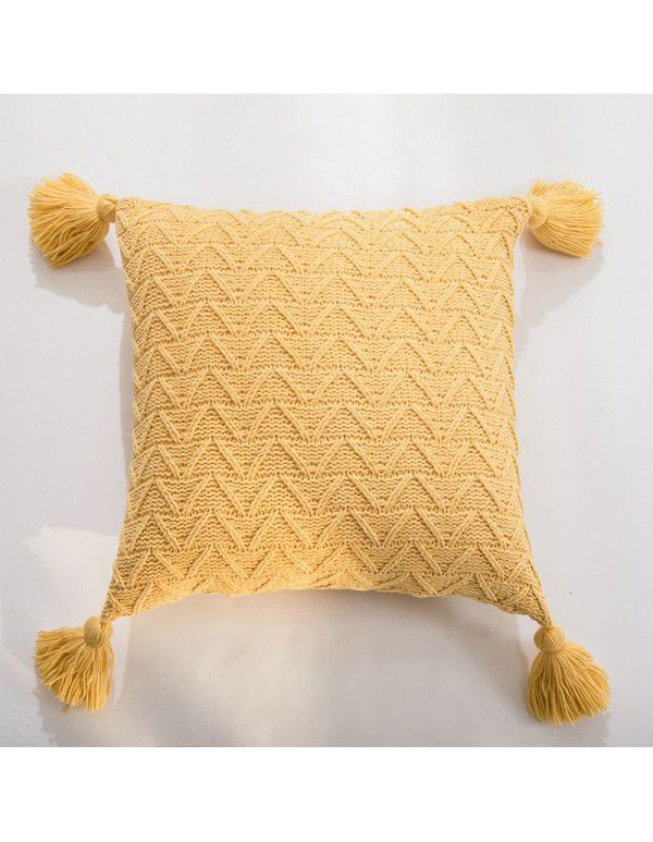 Best AS Same Chenille Knitted Throw Pillow Cover Home Soft Accessories Asia Home Excluding Tax