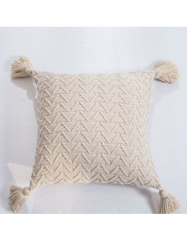 Best AS Same Chenille Knitted Throw Pillow Cover Home Soft Accessories Asia Home Excluding Tax