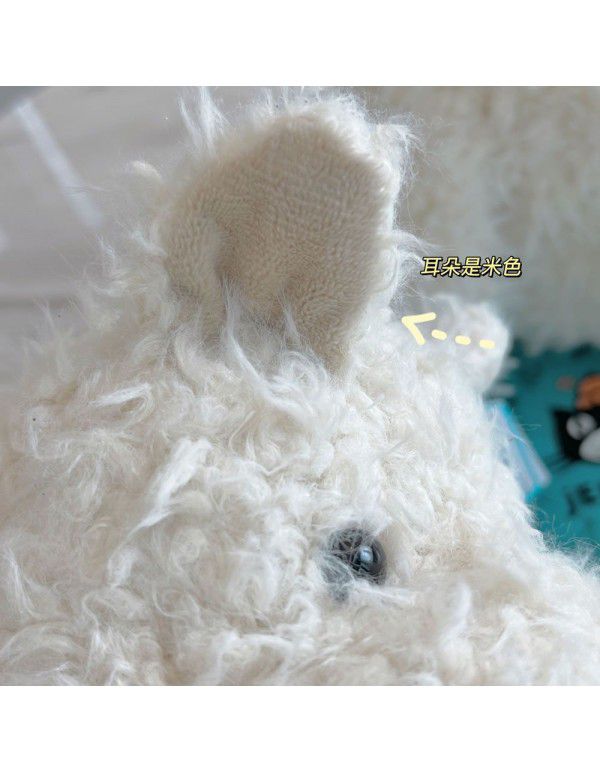 British JCAT West Highland Dog Cute Doll Plush Toy Doll Repairing Dog Doll Repairing Hook Accompanied Pillow