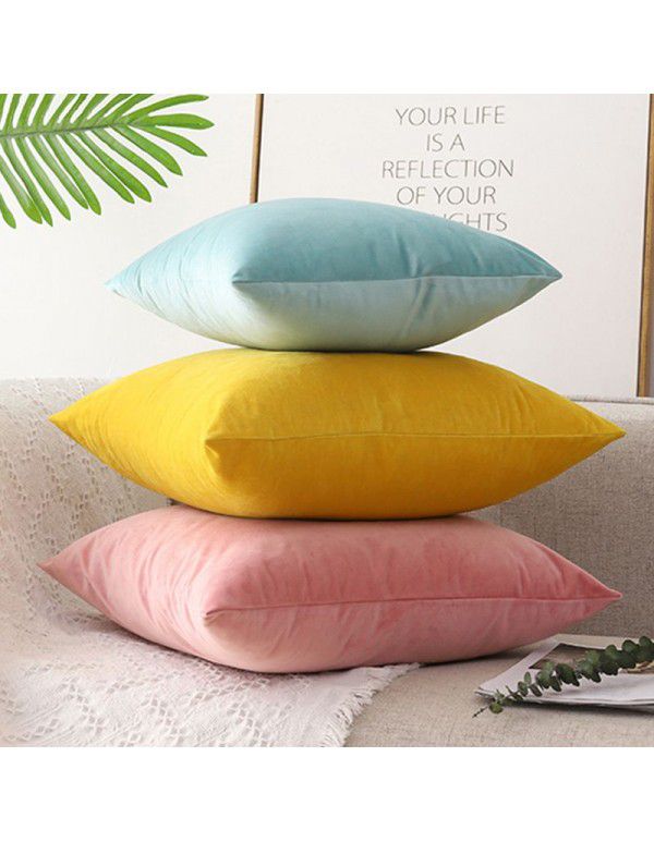 Cross border ins Nordic Throw Pillow Square Cushion Sofa Throw Pillow Rectangle Backrest Cushion Velvet Throw Pillow Case