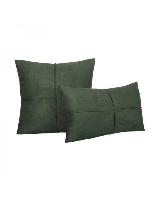 Spot sofa office company throw pillow car pillow Amazon throw pillow suede cross edge cushion wholesale