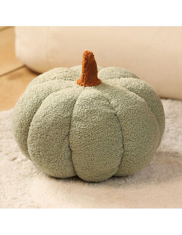 Nordic ins small pumpkin pillow girls sofa sitting room cushion bedside pillow float window decoration