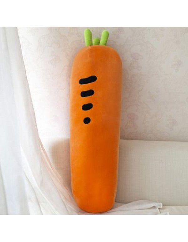 Factory Produces Cute Carrot Pillow Doll Lazy Man Rest Strip Pillow Plush Toy Doll Birthday Gift