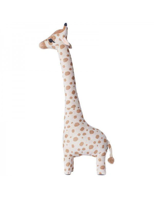 Ins New Nordic Creative Lovely Giraffe Doll Plush Toy Throwing Pillow Doll Sleeping Throwing Pillow Can Stand