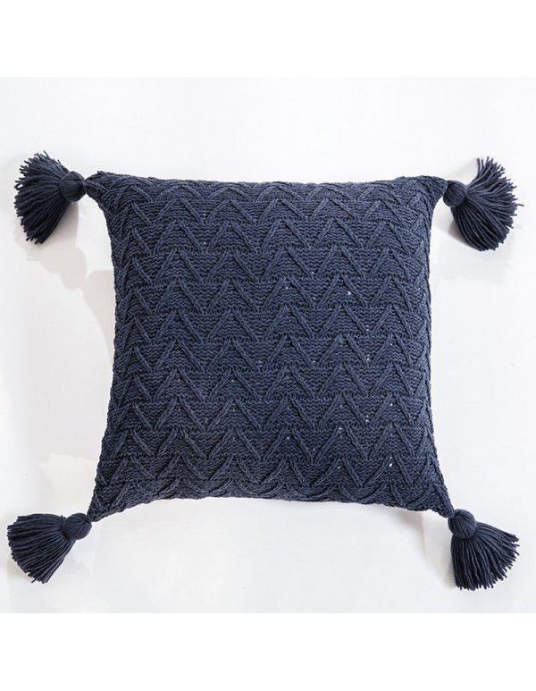 Best AS Same Chenille Knitted Throw Pillow Cover Home Soft Accessories Asia Home Excluding Tax