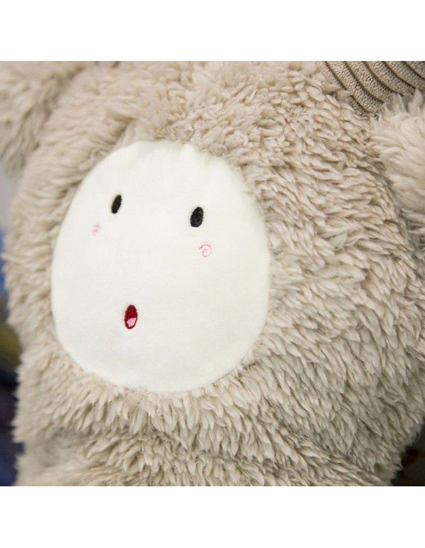 New Nordic style toy lamb plush pillow bear elk plush toy baby sleeping dolls wholesale