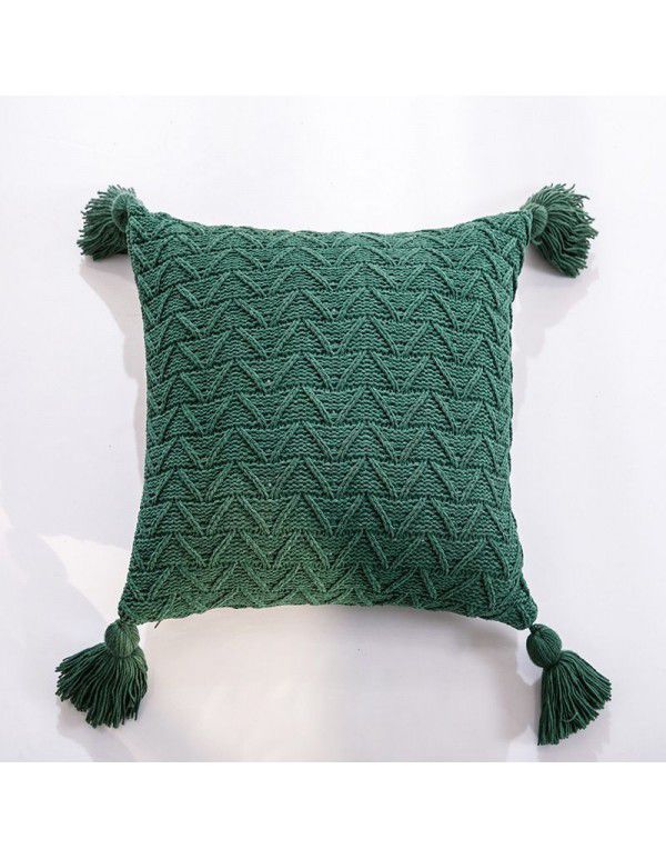 Best AS Same Chenille Knitted Throw Pillow Cover Home Soft Accessories Asia Home Excluding Tax