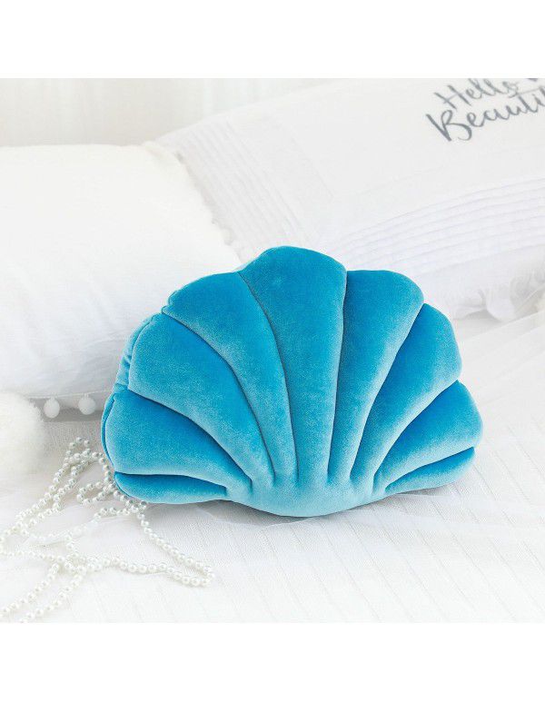 Japanese franc shell style plush throw pillow ins Nordic decorative sofa pillow cushion bed cushion