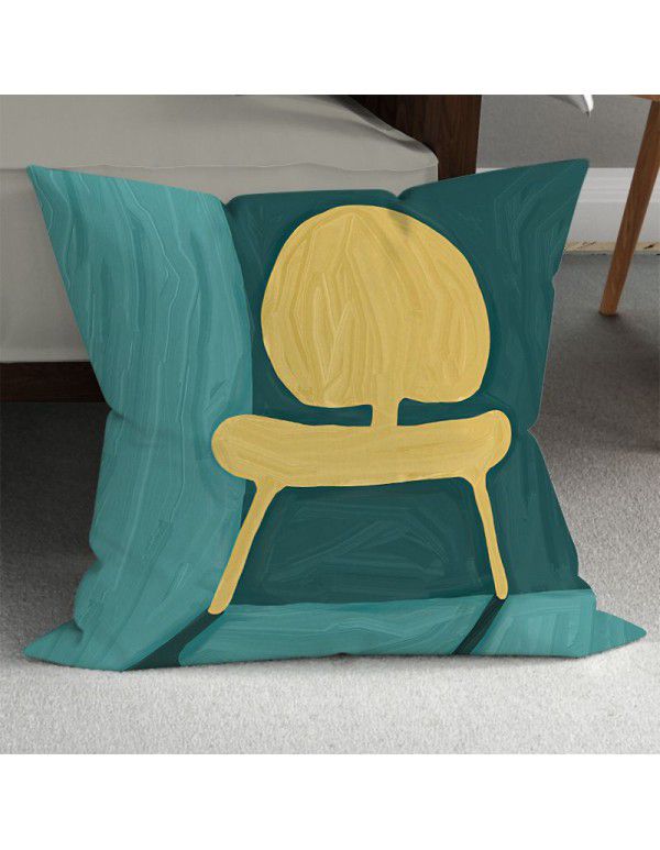 Sunflower retracts and inserts vase ins style optimized decorative pillow Nordic small fresh sofa bed backrest pillow