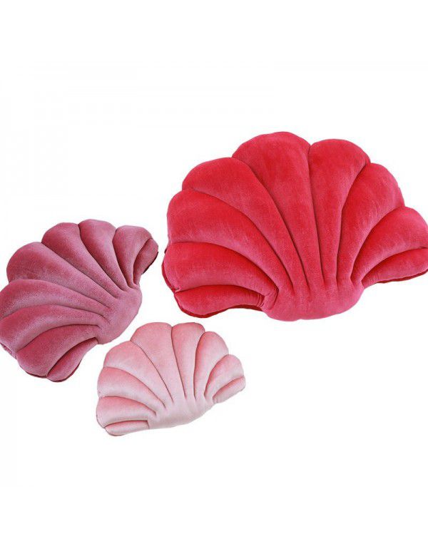 Japanese franc shell style plush throw pillow ins Nordic decorative sofa pillow cushion bed cushion