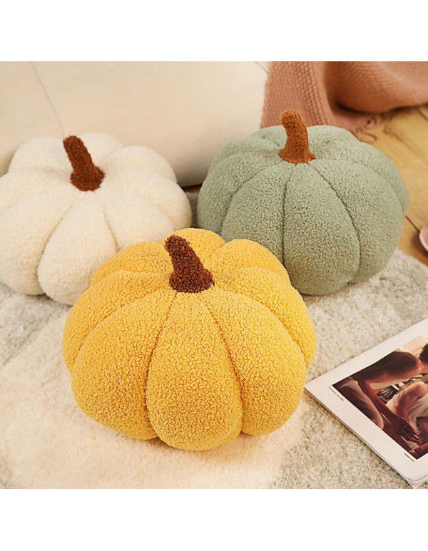 Nordic ins small pumpkin pillow girls sofa sitting room cushion bedside pillow float window decoration